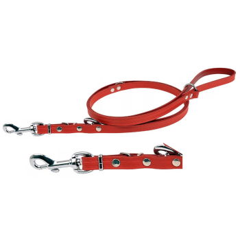 Smycz Skórzana Składana Dla Psa Dino 2cm/200cm