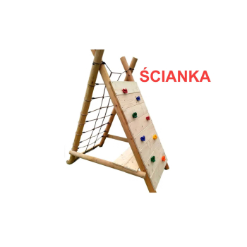 DREWNIANA WESOŁA ŚCIANKA DWUSTRONNA SUPER-PLACE DREWNO SUROWE!