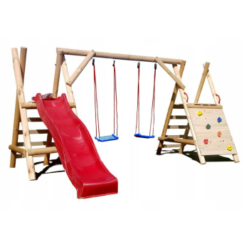 DREWNIANA WESOŁA ŚCIANKA DWUSTRONNA SUPER-PLACE DREWNO SUROWE!