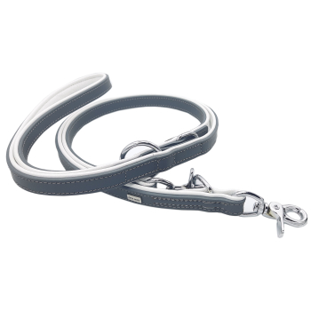 Smycz Dla Psa Składana Przepinana Regulowana Skórzana Mocna Długa 2m