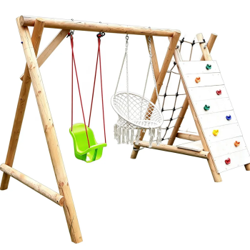 DREWNIANY PLAC ZABAW DO OGRODU MAGGIORE GNIAZDO KUBEŁEK IMPREGNOWANY!