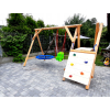 DREWNIANY PLAC ZABAW DO OGRODU PICCOLO 1X HUŚTAWKA 1X KUBEŁEK IMPREGNOWANY