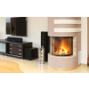 SZYBA ŻAROODPORNA GIĘTA DO KOMINKA RÓŻNE UNIFLAM 700 JOTUL 18 PANORAMA I80