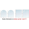CZARNA SZYBA HARTOWANA 40x30cm 40x30cm LAKIEROWANA PODSTAWA pod kominek