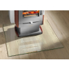 800x300mm SZYBA HARTOWANA POD PIEC KOMINEK SZKŁO 30x80cm zaokrąglone rogi