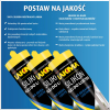 Silikonowy klej do luster 300 ml 100% bezrozpuszczalnikowy bezbarwny klej