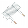 RUSZT DO BUDOWY GRILLA SIATKA 58x30 CHROMOWANY