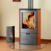 SZYBA HARTOWANA PODSTAWA POD PIEC KOMINEK SZKŁO 80x80cm z otworem fi 150mm