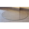 SZYBA 1000x1000mm HARTOWANA PODSTAWA POD PIEC KOMINEK 100x100cm ALIMAR