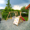 DREWNIANY PLAC ZABAW DO OGRODU WESOŁY PLAC DUO NOWOŚĆ SUPER-PLACE 320/200
