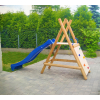 DREWNIANY PLAC ZABAW DO OGRODU ŚCIANKA SOLO ŚLIZG DREWNO SUROWE! PRODUCENT!