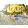 DREWNIANY PLAC ZABAW DO OGRODU WESOŁY PLAC DUO NOWOŚĆ SUPER-PLACE 320/200