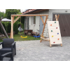 DREWNIANY PLAC ZABAW DO OGRODU MAGGIORE 2xHUŚTAWKA SUROWY SUPER-PLACE NEW!