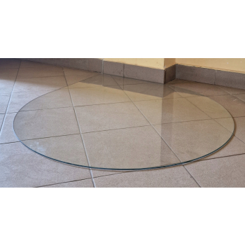 SZYBA 1000x1000mm HARTOWANA PODSTAWA POD PIEC KOMINEK 100x100cm ALIMAR
