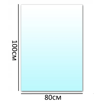 SZYBA PODSTAWA POD KOMINEK HARTOWANA SZKŁO 80x100