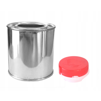 Puszka Butelka metalowa z nakrętką 1L na farbę