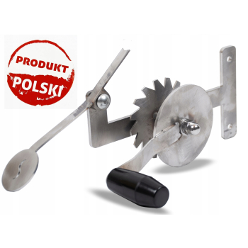 KOŁOWROTEK DO GRILLA GRILA ZE STALI NIERDZEWNEJ