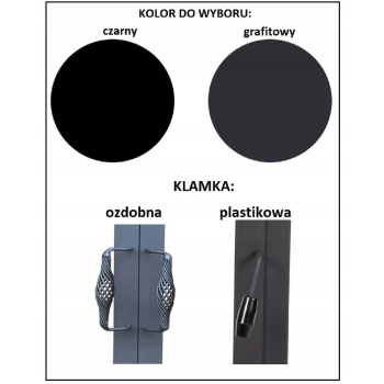 DRZWICZKI STALOWE BLASZANE DO WĘDZARNI / KOMINKA / PALENISKA OTWARTEGO