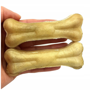 KOŚĆ NATURALNA PRZYSMAK DLA PSA ZE ŻWACZAMI 10cm/2 sztuki