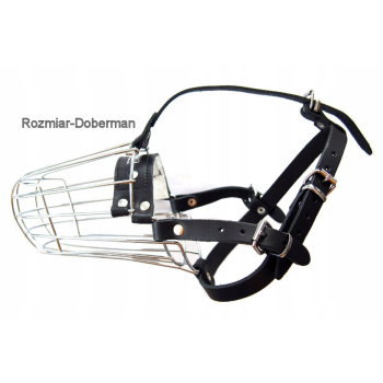 Kaganiec Dla Psa Metalowy Doberman