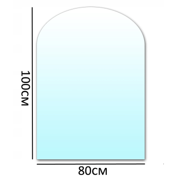 PODSTAWA SZKLANA POD PIEC KOMINEK SZKŁO 100x80