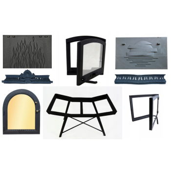 RUSZT ŻELIWNY DO KOMINKA PIECA KOMINKOWY 35x17,5