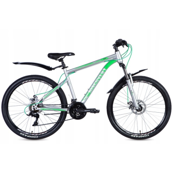 ROWER GÓRSKI MTB 26 MĘSKI DAMSKI 21B AMORTYZACJA Hamulce TARCZOWE HIT