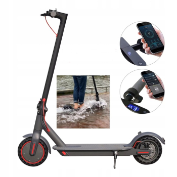 HULAJNOGA ELEKTRYCZNA IP54 LED 3 TRYBY 250W 125KG 20KM/H 6AH