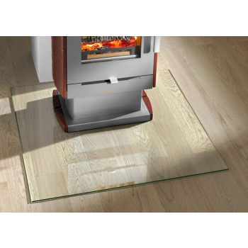 800x300mm SZYBA HARTOWANA POD PIEC KOMINEK SZKŁO 30x80cm zaokrąglone rogi