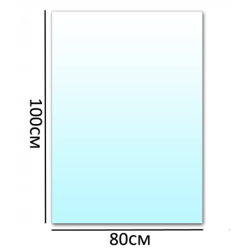 SZKŁO HARTOWANE SZYBA POD KOMINEK PODSTAWA 100x80