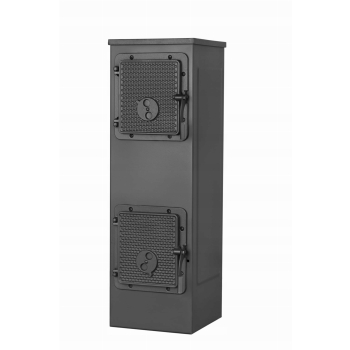 PIEC kominek STALOWY Z SZAMOTEM 6 kW PW5C EKO