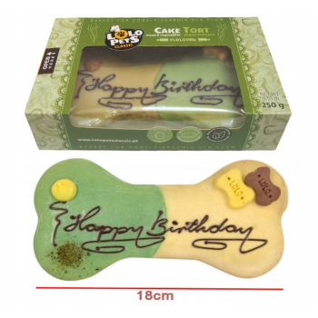 Prezent Dla Psa Przysmak Tort Urodzinowy Duży 18cm
