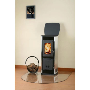 SZYBA HARTOWANA PODSTAWA POD PIEC KOMINEK SZKŁO 80x80cm z otworem fi 150mm