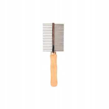 Grzebień Dwustronny Średnie/Szerokie Zęby 17cm Trixie