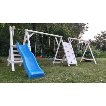 DREWNIANY PLAC ZABAW DO OGRODU MEGAJUMBO GNIAZDO KUBEŁEK IMPREGNOWANY NEW!