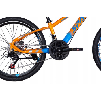 ROWER GÓRSKI MTB 24 DLA DZIECKA NA KOMUNIĘ LEKKI ALUMINIOWY 120-150 CM