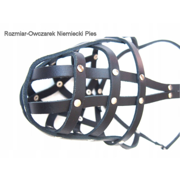 Kaganiec  Skórzany Dla Psa Owczarek Niemiecki Pies Chaba