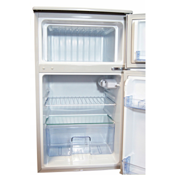 Mała Lodówka Lodówko Zamrażarka Sigma BCD-96 Inox / Srebrna 89 Litrów 85cm