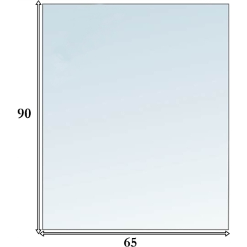 PODSTAWA SZKLANA POD PIEC KOMINEK SZKŁO 90x65