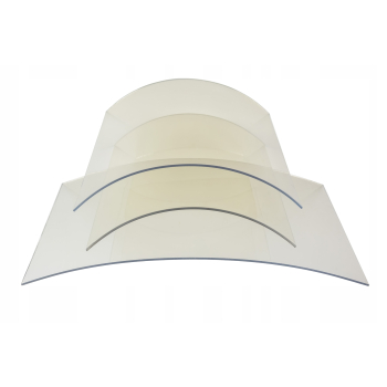 SZYBA ŻAROODPORNA GIĘTA DO KOMINKA RÓŻNE UNIFLAM 700 JOTUL 18 PANORAMA I80