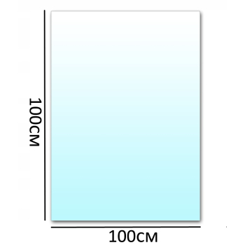 SZYBA PODSTAWA POD KOMINEK HART SZKŁO 100x100 8mm