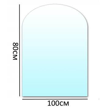 SZYBA PODSTAWA POD KOMINEK HARTOWANA SZKŁO 100x80