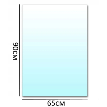 PODSTAWA SZKLANA POD PIEC KOMINEK SZKŁO 90x65
