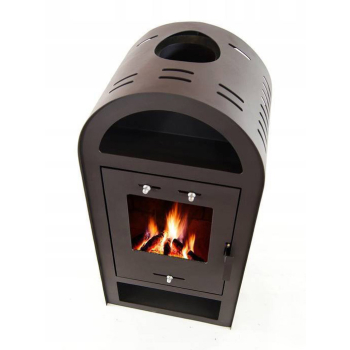 PIEC STALOWY P5 ECO KOZA KOMINEK KOMINKOWY 8KW
