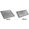 RUSZT DO PIECA STALOWY KOMINKOWY SOLIDNY 45X30 1CM