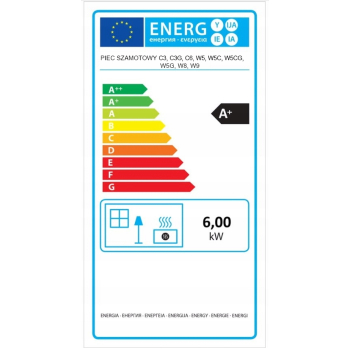 PIEC PIECYK KOMINEK ECO ŻELIWNY KOZA ASTAT 6KW