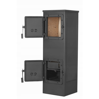 PIEC kominek STALOWY Z SZAMOTEM 6 kW PW5C EKO
