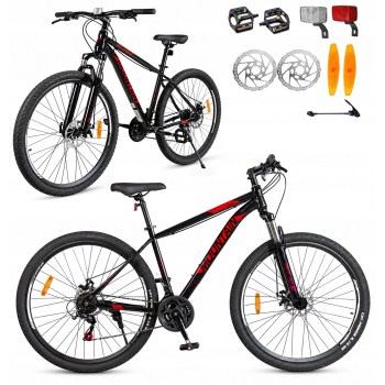 Rower górski terenowy MTB męski 29 cali 2x hamulce tarczowe amortyzacja