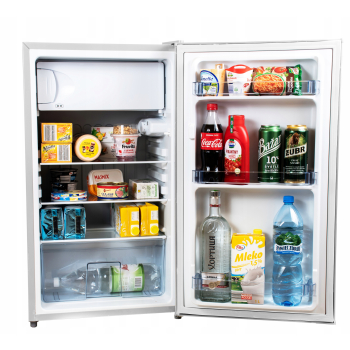MAŁA LODÓWKA BIUROWA HOTELOWA MINIBAR CHŁODZIARKA PODBLATOWA 85cm biała