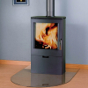 SZKŁO 90x85cm z otworem fi 150mm SZYBA HARTOWANA grubość 6mm POD PIEC